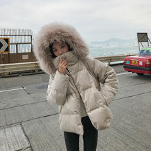 棉服女短款冬季新款絲絨棉衣加厚外套