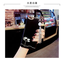 古典水墨荷花手機保護殼For OPPO R9/R9S/R9Plus/R9SPlus/R11/R11Plus