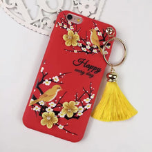 創意花朵喜鵲流蘇手機殼For iPhone6/6Plus/7/7Plus