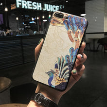 創意祥雲孔雀手機殼For iPhone6/6Plus/7/7Plus/8/8Plus/X