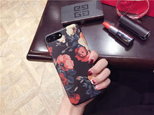 復古玫瑰花手機殼For iPhone6/6s/6plus/7/7plus