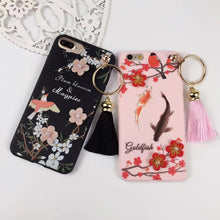 創意花朵喜鵲流蘇手機殼For iPhone6/6Plus/7/7Plus