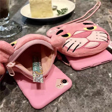 卡通毛絨公仔零錢包掛繩手機殼For iPhone6/6S/6Plus/6SPlus/7/7Plus/8/8Plus/X