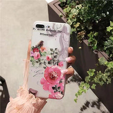 鳥語花香磨砂浮雕彩繪手機殼  For iPhone6/6Plus/7/7Plus/8/ 8Plus/iphoneX