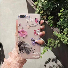 鳥語花香磨砂浮雕彩繪手機殼  For iPhone6/6Plus/7/7Plus/8/ 8Plus/iphoneX