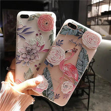 獨角獸火烈鳥磨砂浮雕彩繪手機殼For iPhone6/6S/6Plus/7/7Plus/8/8Plus/iphoneX