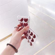 韓風立體閃閃愛心手機殼For iPhone6/6s/6plus/6splus/7/7plus/8/8plus/iphone X