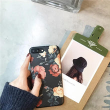 黑色玫瑰手機殼 For iPhone 6/6plus/6s/6splus/7/7plus/8/8 plus