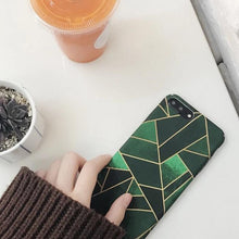 綠色拼接手機殼 For iPhone 6/6plus/6s/6splus/7/7plus/8/8 plus