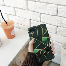 綠色拼接手機殼 For iPhone 6/6plus/6s/6splus/7/7plus/8/8 plus