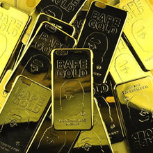 金色BAPE手機殼 for iPhone 6/6plus/6s/6splus/7/7plus/8/8 plus