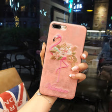 老虎和火烈鳥手機殼 for iPhone 6/6plus/6s/6splus/7/7plus/8/8 plus