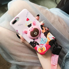 高好評LINE布朗熊TPU軟殼手機殼 for iPhone 6/6plus/6s/6splus/7/7plus/8/8 plus
