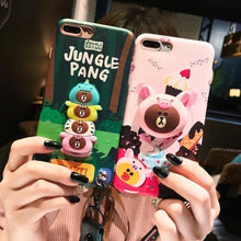 高好評LINE布朗熊TPU軟殼手機殼 for iPhone 6/6plus/6s/6splus/7/7plus/8/8 plus