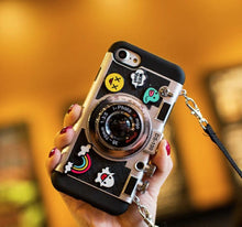 卡通設計款相機手機殼 For iPhone 6/6plus/6s/6splus/7/7plus/8/8 plus