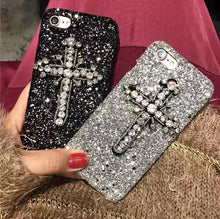 閃鑽亮片十字架手機保護殼For iPhone 6/6s/6plus/6splus/7/7plus