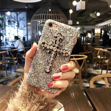 閃鑽亮片十字架手機保護殼For iPhone 6/6s/6plus/6splus/7/7plus