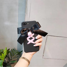 黑暗少女洛麗塔粉色蝴蝶結手機保護殼For iPhone6/6plus/6s/6splus/7/7plus