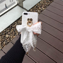 蕾絲蝴蝶結個性創意手機保護殼For iPhone6/6s/6plus/6splus/7/7plus
