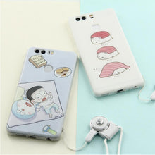 睡覺的壽司創意插畫手機保護殼For Samsung S6/S6Edge/S7/S7Edge/J5/J7/J5Prime/J7Prime