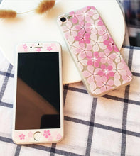 文藝少女鋼化膜手機保護殼組合For iPhone6/6s/6plus/6splus/7/7plus