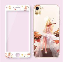 文藝少女鋼化膜手機保護殼組合For OPPO R9/R9Plus/R9S/R9SPlus/R11/R11Plus
