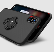 簡約帶指環可直充全包防摔手機殼for iphoneX