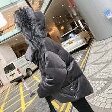 棉服女短款冬季新款絲絨棉衣加厚外套